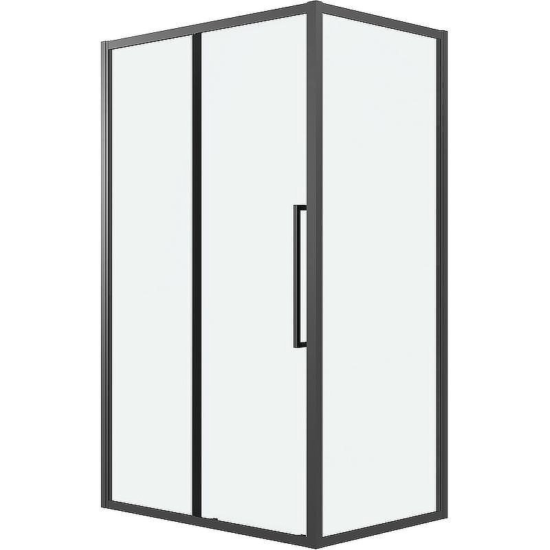 Душевой уголок Grossman Cosmo 110х80 120.K33.02.1180.21.00 профиль Черный матовый стекло прозрачное