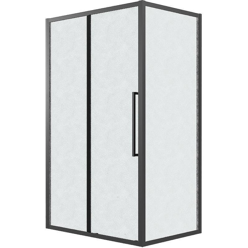 Душевой уголок Grossman Cosmo 130х90 120.K33.02.1390.21.02 профиль Черный матовый стекло шиншилла