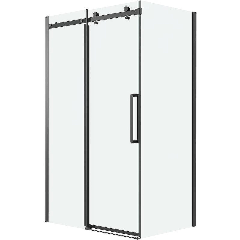 Душевой уголок Grossman Classic 110х80 120.K33.04.1180.21.00 профиль Черный матовый стекло прозрачное