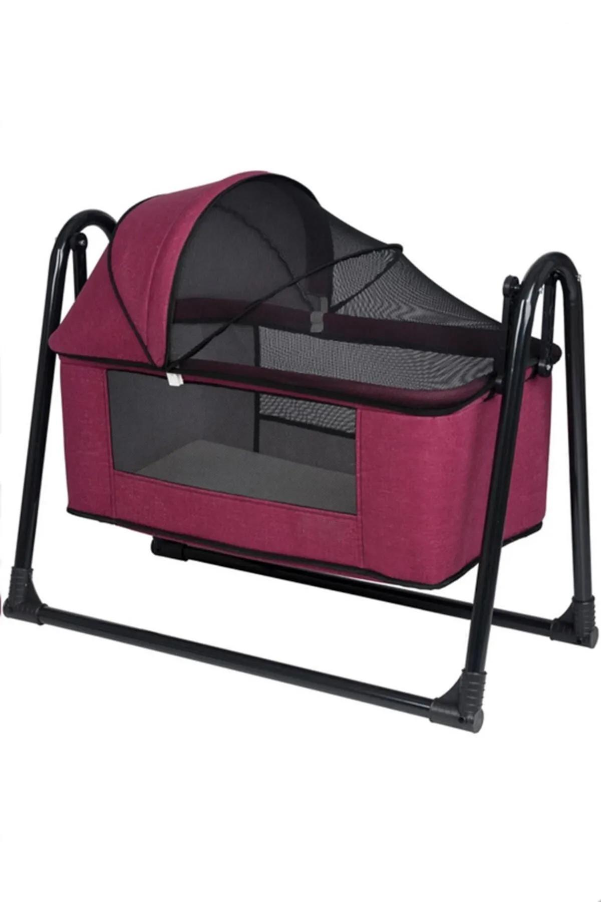 Отремонтированная кровать для матери сливового цвета, Детская кроватка, Переносная кровать для матери, Детская спальная кровать, Практичная материнская кровать, Спальная кровать