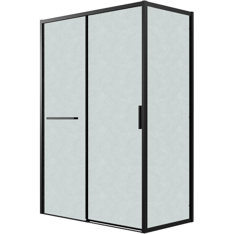 Душевой уголок Grossman Style 120х70 120.K33.05.1270.21.02 профиль Черный матовый стекло шиншилла